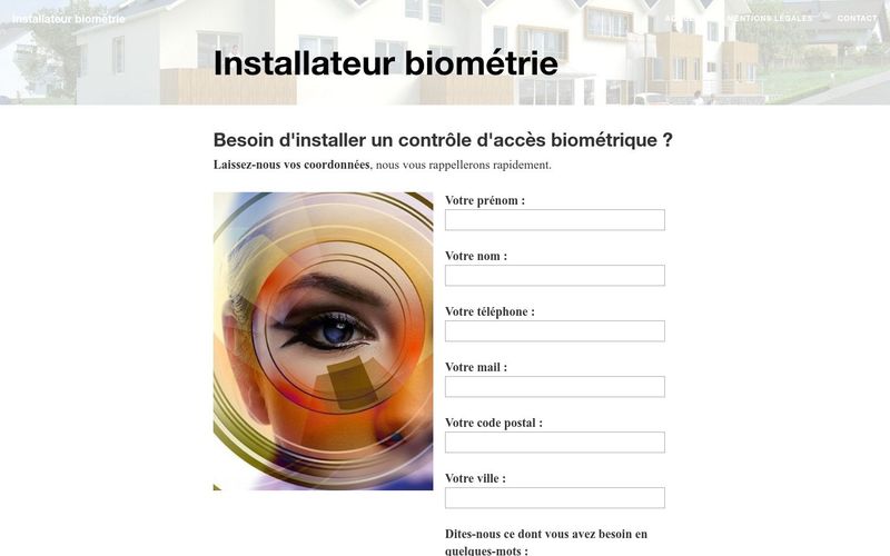 La biométrie à la maison, quel professionnel contacter ?