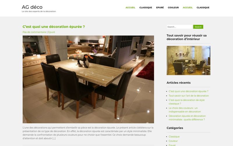 AG déco - Le site des experts de la décoration